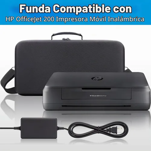 Vista 2 de co2CREA Estuche de viaje rígido de repuesto para impresora HP OfficeJet 200