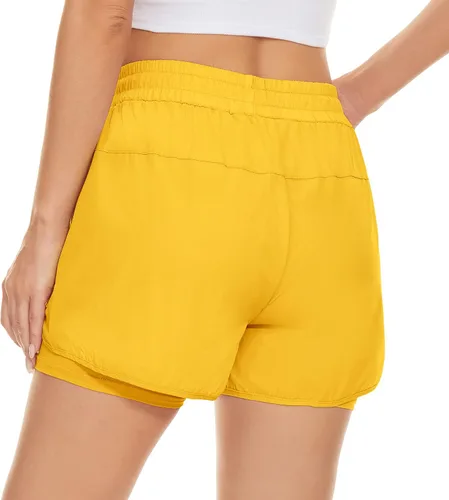 Vista 2 de Taydey Pantalones cortos deportivos de secado rápido para mujer