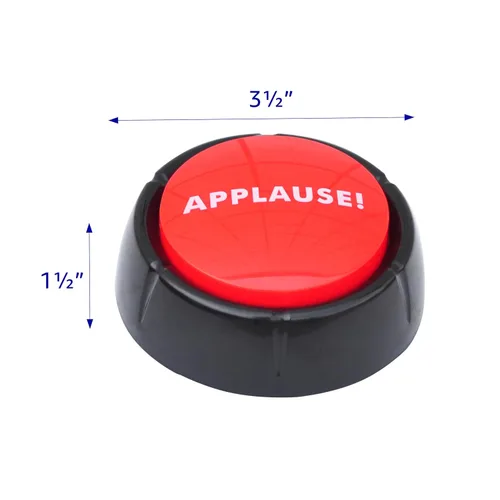 Vista 2 de Allures & Illusions Applause Button - This Button Applauds When Pressed Medium