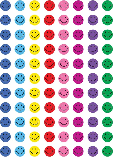 Vista 2 de Teacher Created Resources calcomanías de pequeñas caras felices valu-pak, multicolor (6633)