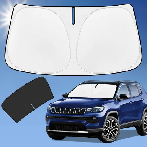 Vista 19 de Parasol de 4 capas para parabrisas, ajuste personalizado, tela 240T