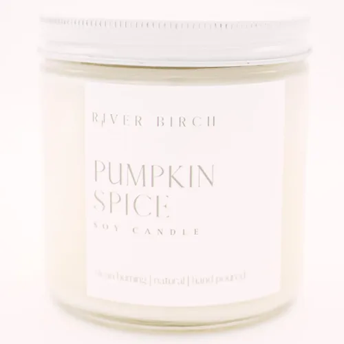 Vista 54 de River Birch Candles - Vela perfumada de almendra y miel Velas en tarro de ámbar de soja de primera calidad, totalmente naturales, no tóxicas, 8.5