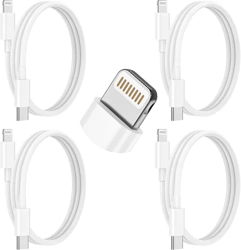 Vista 9 de Paquete de 2 cables USB C a Lightning, cargador tipo C de 10 pies, cable de carga rápida compatible con Apple iPhone 14/14 Pro/14Pro Max/13/13