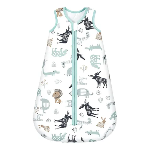 Vista 11 de Mosebears Saco de Dormir para Bebé, Manta Vestible de Invierno con Cremallera de 2 Vías, 2.5 TOG Saco de Dormir de Algodón Unisex