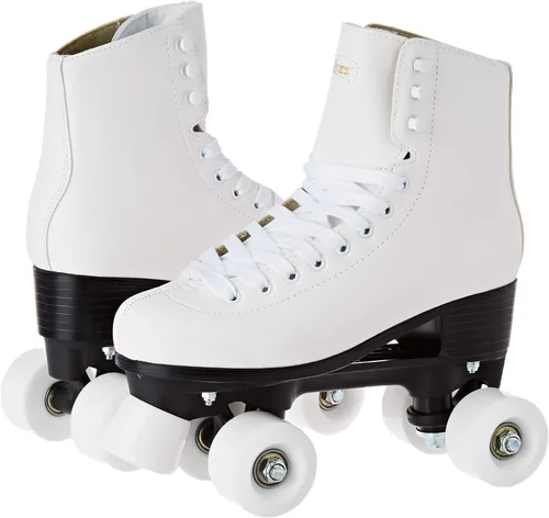 Vista 3 de Roces RC1 Classic Roller Patines Artísticos, Unisex, RC1 Classicroller Blanco