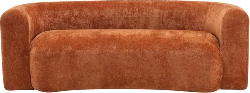Vista 4 de Christopher Knight Home Sofá cama curvado de 87.8 pulgadas, sofá modular de 3 plazas con asiento profundo, tela de felpilla tapizada, cómodo sofá