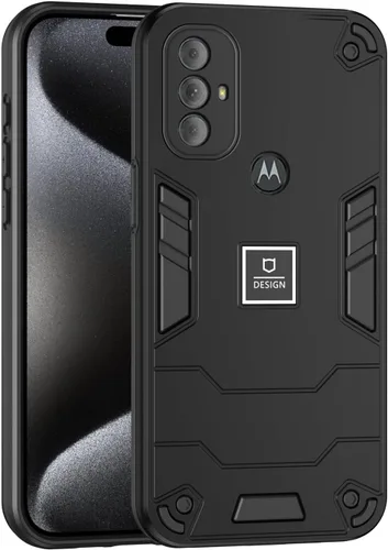 Vista 441 de Funda compatible con Redmi A1, compatible con Redmi A2 2 en 1 [PC dura + TPU], funda de teléfono negra