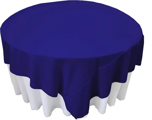 Vista 137 de LA Linen. Mantel cuadrado de popelina de poliéster