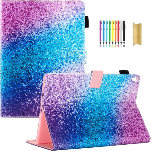 Vista 20 de Dteck Funda de 10.5 pulgadas para iPad Air 2019 (3ª generación, A2152 A2123 A2153) / iPad Pro 2017 (A1701 A1709) Tablet - Funda tipo cartera