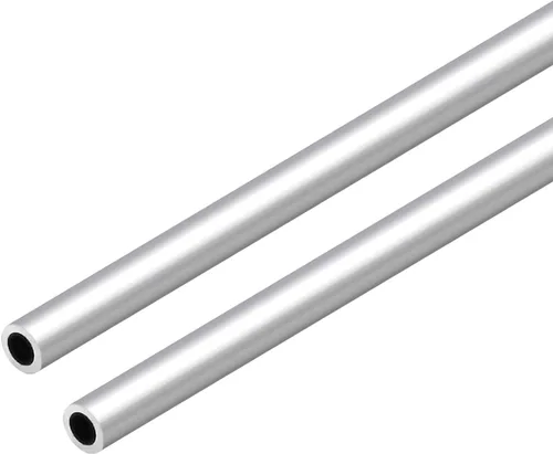 Vista 8 de Tubo redondo de aluminio 6063, 0.394 pulgadas de diámetro exterior de 0.079 pulgadas de grosor de pared de 11.811 in de longitud, tubo recto