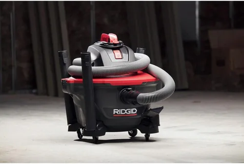 Vista 5 de RIDgid 62698 RT0600 NXT aspiradora mojado/seco de taller de 6 galones con ruedas, motor de 4.25 Pico HP y manguera con bloqueo Pro, gris oscuro