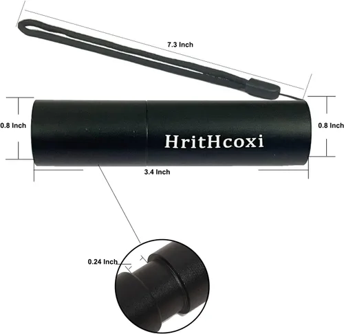 Vista 2 de Mini linternas LED recargables, 6 piezas de luz de flash de alto brillo con batería de litio, 3 modos XPE 1200 lúmenes, linterna impermeable