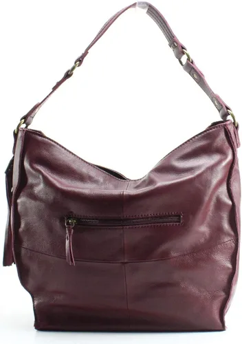 Vista 2 de The Sak Silverlake Bolso Hobo de piel con retazos en Cabernet (púrpura)