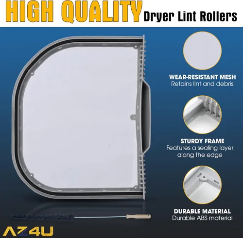 Vista 6 de Trampa de pantalla de filtro de pelusa para secadora que reemplaza para LG DLEX5101V DLEX5170W DLEX5680W DLEX7600WE DLEX5780VE DLEX7600KE DLEX5101W