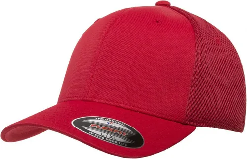 Vista 36 de Flexfit - Gorra ajustable de malla elástica en dos tonos Negro