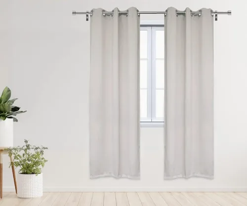 Vista 24 de YOUR CHAIR COVERS - Cortinas opacas de poliéster con ojales - (negro 52 x 63 pulgadas - juego de 2) - para oscurecer la habitación, dormitorio, sala