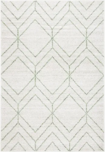 Vista 58 de SAFAVIEH Adirondack Collection - Alfombra decorativa, 2 x 3 pies, color negro y marfil, diseño geométrico moderno, no desprende pelusa y de fácil