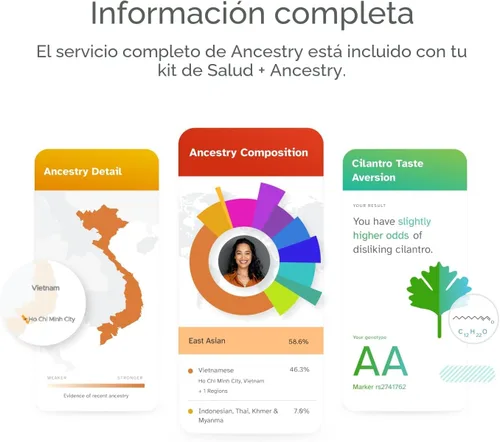 Vista 5 de 23 andme Prueba de ADN – Salud + ancestry Servicio de genética Personal – 75 + informes en línea