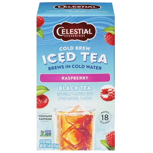 Vista 14 de Celestial Seasonings Cold Brew Citrus Sunrise Iced Tea 18 bolsitas de té