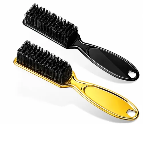 Vista 6 de Patelai 2 piezas Cepillo de limpieza de cuchilla de barbero para limpieza de cortapelos, limpiador de uñas, cepillo de peinado para Negro