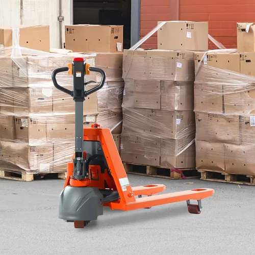 Vista 8 de Tory Carrier Electric Pallet Jack, transpaleta con pilas de litio