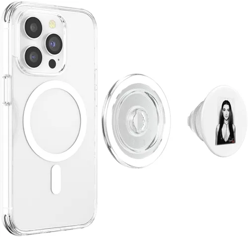 Vista 4 de PopSockets MagSafe PopGrip oficial de Charli D'Amelio Light Kiss para iPhone