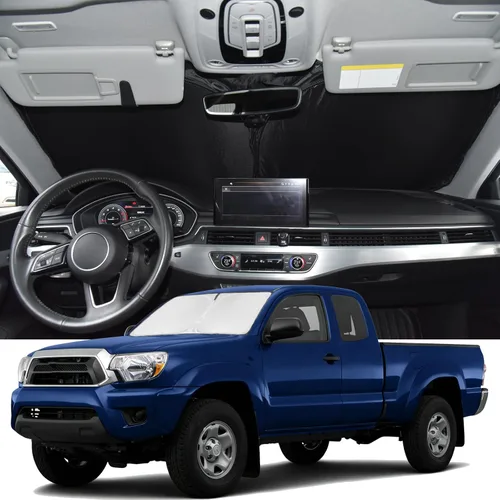 Vista 170 de Parasol para Toyota 4Runner 2010-2024 2025 - Cubierta de Parasol para Parabrisas - Sombra de Ventana Frontal de 4 Capas para 4-Runner de Ajuste