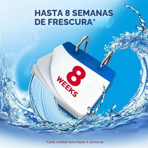 Vista 4 de Lysol Limpiador automático de inodoro en el tazón, limpia y refresca la taza del inodoro, aroma Atlantic Fresh, 8 unidades (paquete de 4)
