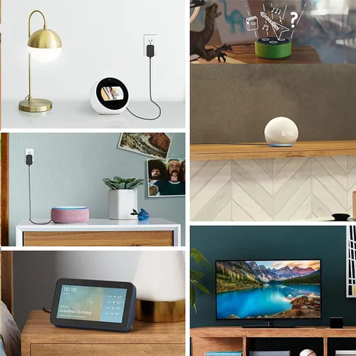 Vista 6 de Repuesto de cable de alimentación Alexa de 15 W para Echo Dot de 3ª generación, Echo Dot 4ª generación, Echo Dot 5ª generación, Echo Show 5 1ª 2ª
