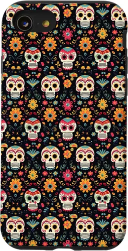 Vista 13 de Funda para iPhone 14 Skull México 100