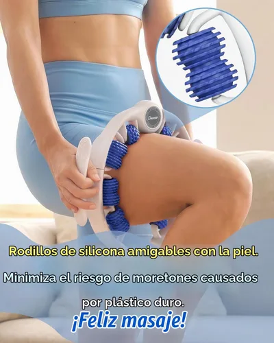 Vista 4 de ONUEMP Herramienta de Masaje para Celulitis, Removedor de Celulitis con Drenaje Linfático para Piernas, Rodillo Muscular para Masaje de Fascia