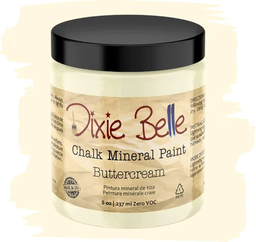Vista 171 de Pintura para muebles con acabado de tiza Dixie Belle Paint Company - Amatista (4oz) - Pintura mineral de tiza chic púrpura profundo mate
