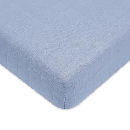 Vista 17 de Babyletto Sábanas para cuna 100% algodón orgánico, con certificado GOTS, ajustadas 360°, muselina ultra suave y transpirable - Beach Bum