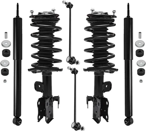 Vista 71 de Detroit Axle - Kit de puntales delanteros de 6 piezas para Ford Escape 2014-2019, 2 puntales y muelles helicoidales, 2 enlaces de barra