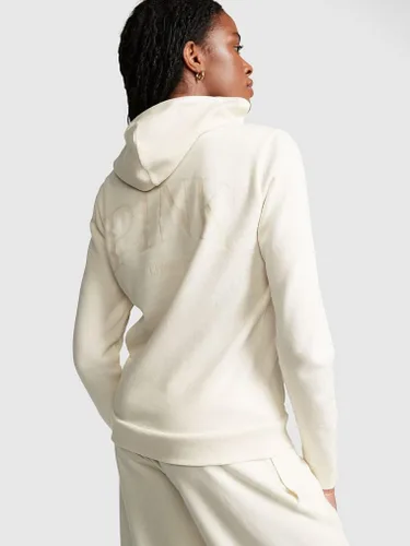 Vista 3 de Victoria's Secret Sudadera con capucha de forro polar rosa con cremallera para mujer (XS-XXL)
