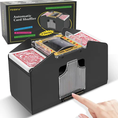 Vista 5 de Feierya - Baraja automática de cartas para juegos de cartas