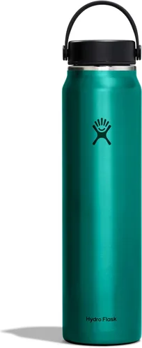 Vista 19 de Hydro Flask 24 Oz Botella de agua de la serie Trail ligera con tapa Flex ancha Obsidian - Botella de agua para senderismo