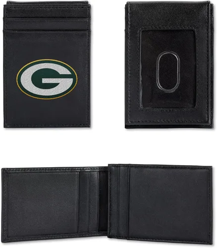 Vista 25 de NFL Rico Industries - Cartera bordada con bolsillo frontal, gran artículo de regalo, San Francisco 49Ers, Bolsillo frontal