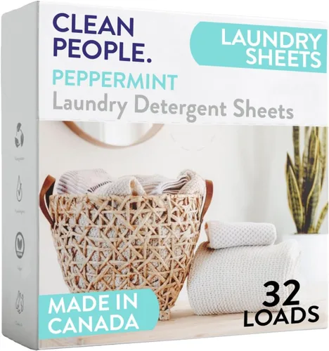 Vista 23 de The Clean People Hojas de detergente para ropa – Jabón de lavandería – Ultra concentrado, embalaje reciclable, combate las manchas – Mañana