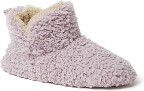 Vista 5 de Dearfoams Pantuflas Chelsea de sherpa de imitación para interiores