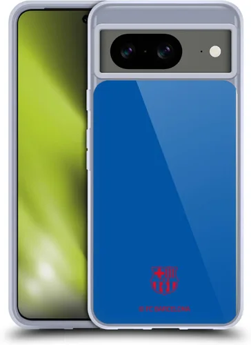 Vista 32 de Head Case Designs Funda de gel con licencia oficial del FC Barcelona Barca Crest Patterns [protección de grado militar] compatible con Google Pixel 3