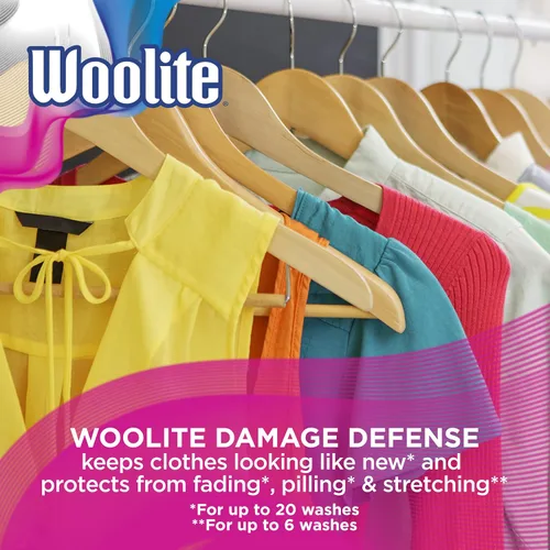 Vista 7 de Woolite Detergente para ropa Damage Defense, 33 cargas, 50 onzas líquidas, lavadoras regulares y HE, el embalaje puede variar