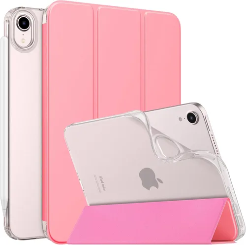 Vista 41 de MoKo Funda para el nuevo iPad mini 7 (A17 Pro) 2024, Funda para iPad mini de 6ª generación 2021 (21,08 cm), Funda para iPad mini 6, Funda trasera