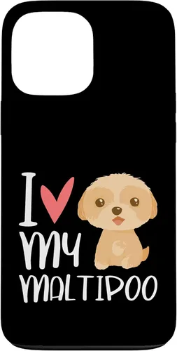 Vista 23 de iPhone 16 Maltipoo Dog Lover Hybrid Multipoo Breeder Heart Fur Parent Case