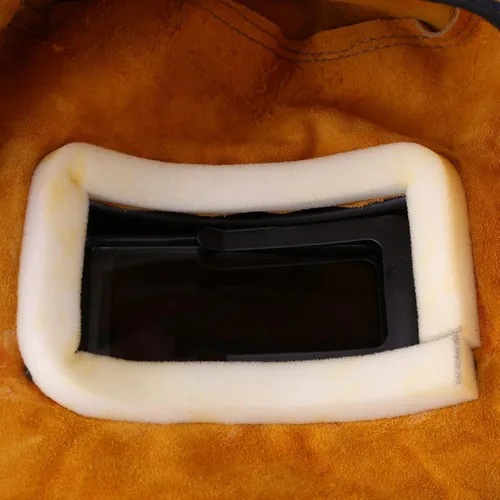 Vista 7 de Máscara de soldador, máscara de casco de soldadura transpirable resistente al calor con lente