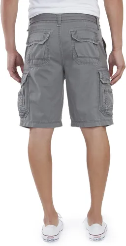 Vista 4 de Unionbay Survivor pantalones cortos de cargo con cinturón para hombre