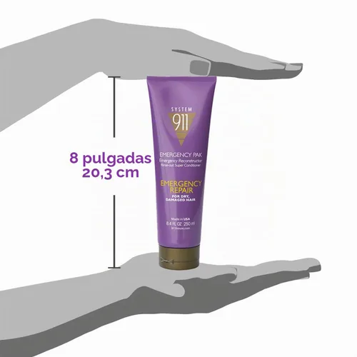 Vista 5 de Hayashi System 911 Emergency Pak - Acondicionador profundo (8.4 onzas líquidas) Deep rinse-out conditioner for dry, brittle and over-processed hair