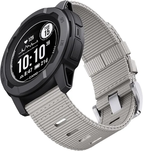 Vista 17 de Correa de repuesto para reloj Garmin Instinct Instinct 3 de 1.772 in, compatible con Garmin Instinct Solar, Tactical, Tide Esports, Sport Outdoor