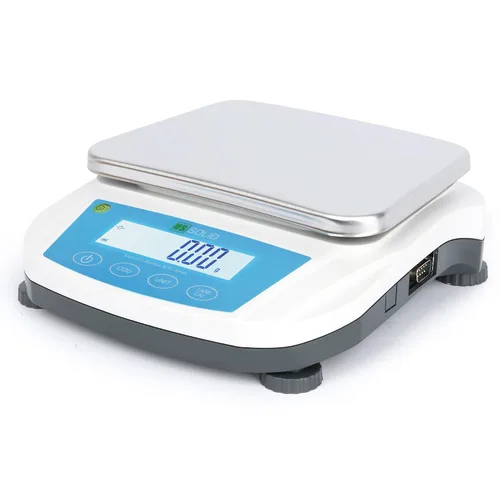 Vista 2 de Balanza de precisión digital sólida de EE. UU., 176.37 oz x 0.00 oz, escala de laboratorio, interfaz RS232, 19 unidades de medición