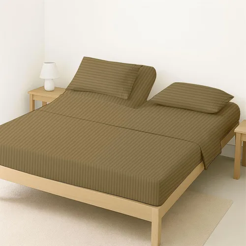 Vista 11 de ARlinen Juego de sábanas divididas tamaño Queen, 5 piezas, 100% algodón egipcio, bolsillo profundo de 16 pulgadas, ropa de cama suave de lujo